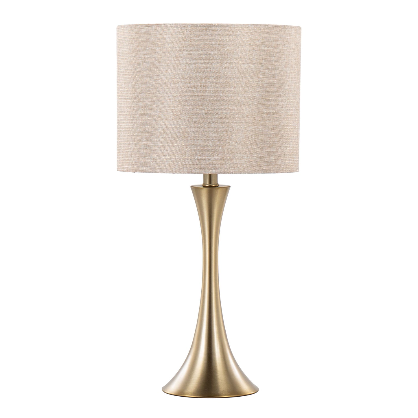 Lenuxe - Contemporary Table Lamp (Set of 2) - Golden Metallic