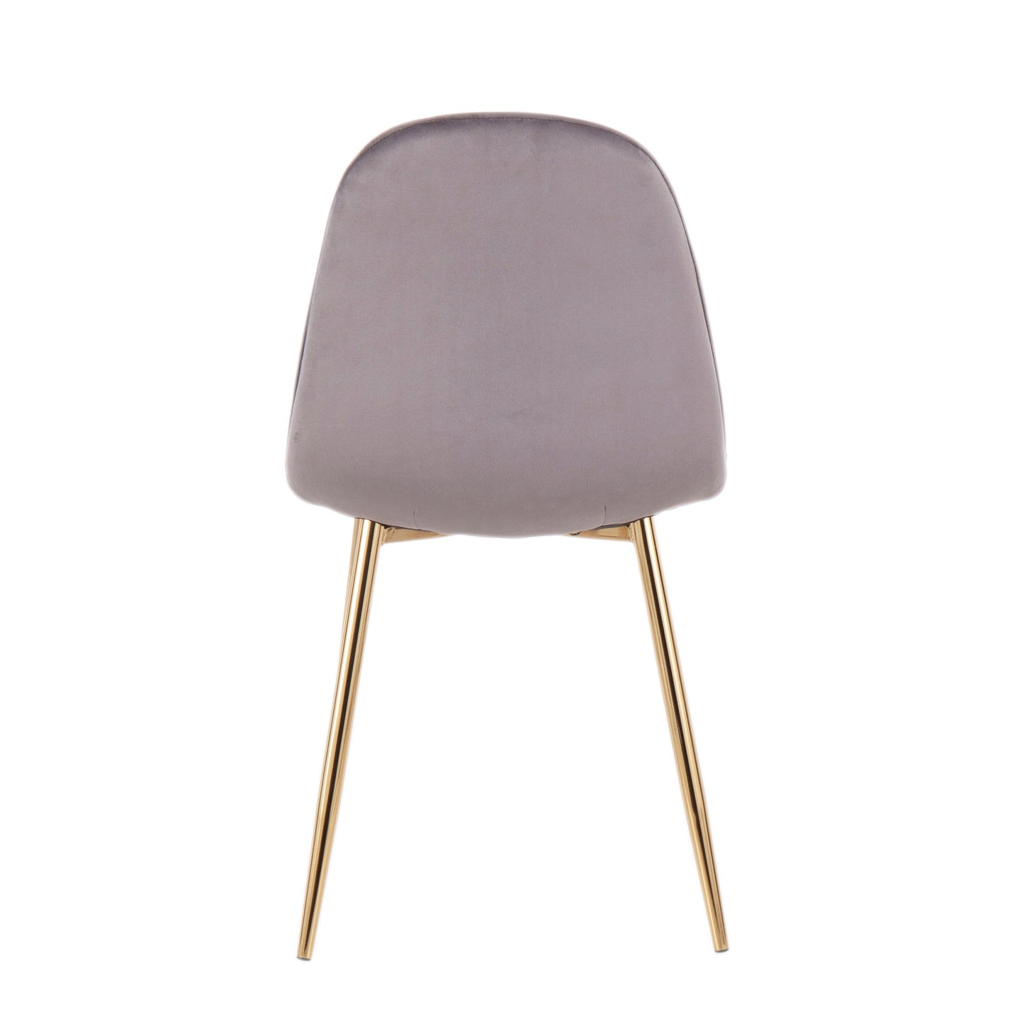 Pebble - Contemporary Chair (Set of 2) - Gold / Gray