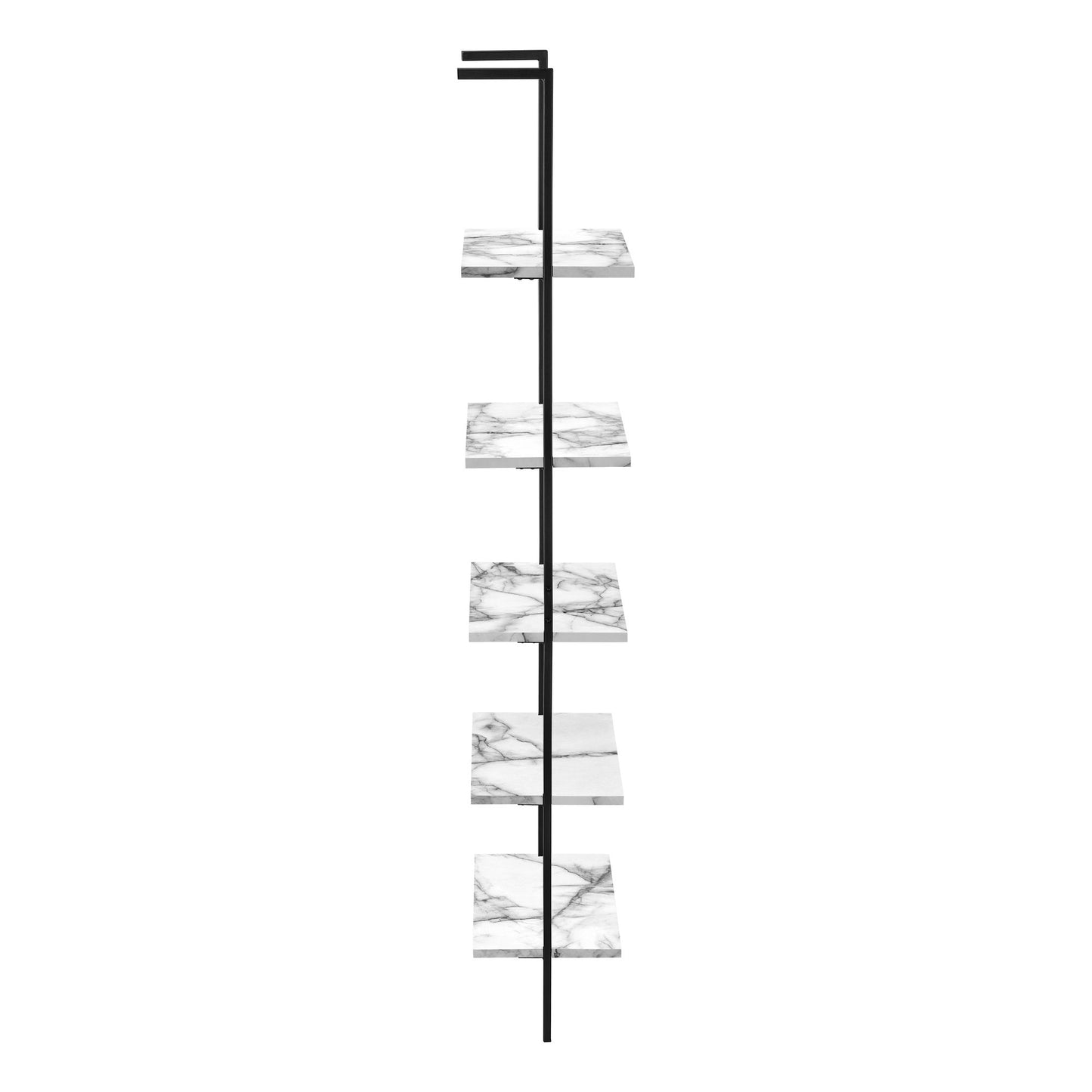 Bookshelf, Bookcase, Etagere, Ladder, 5 Tier, For Office, Contemporary & Modern - White