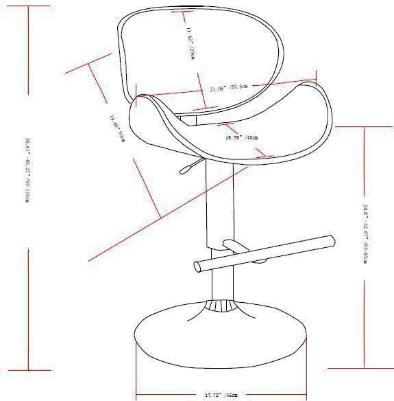 Marana - Bentwood Adjustable Swivel Bar Stool - Light Gray