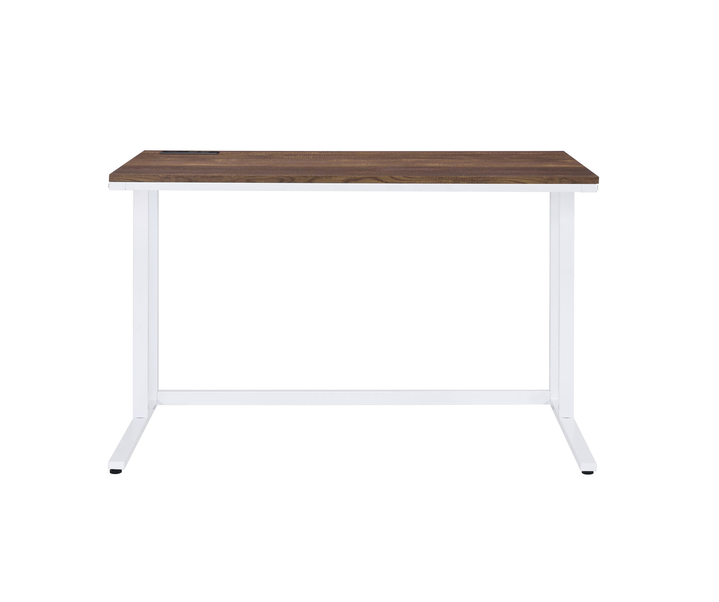 Tyrese - Writing Desk With USB - Walnut / White