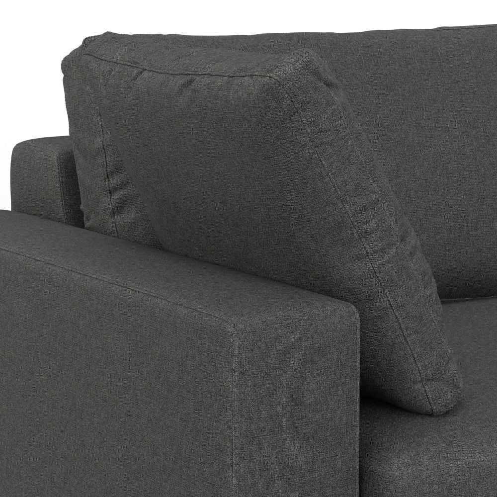 Charlie - Deep Seater Right Sectional Sofa - Gray