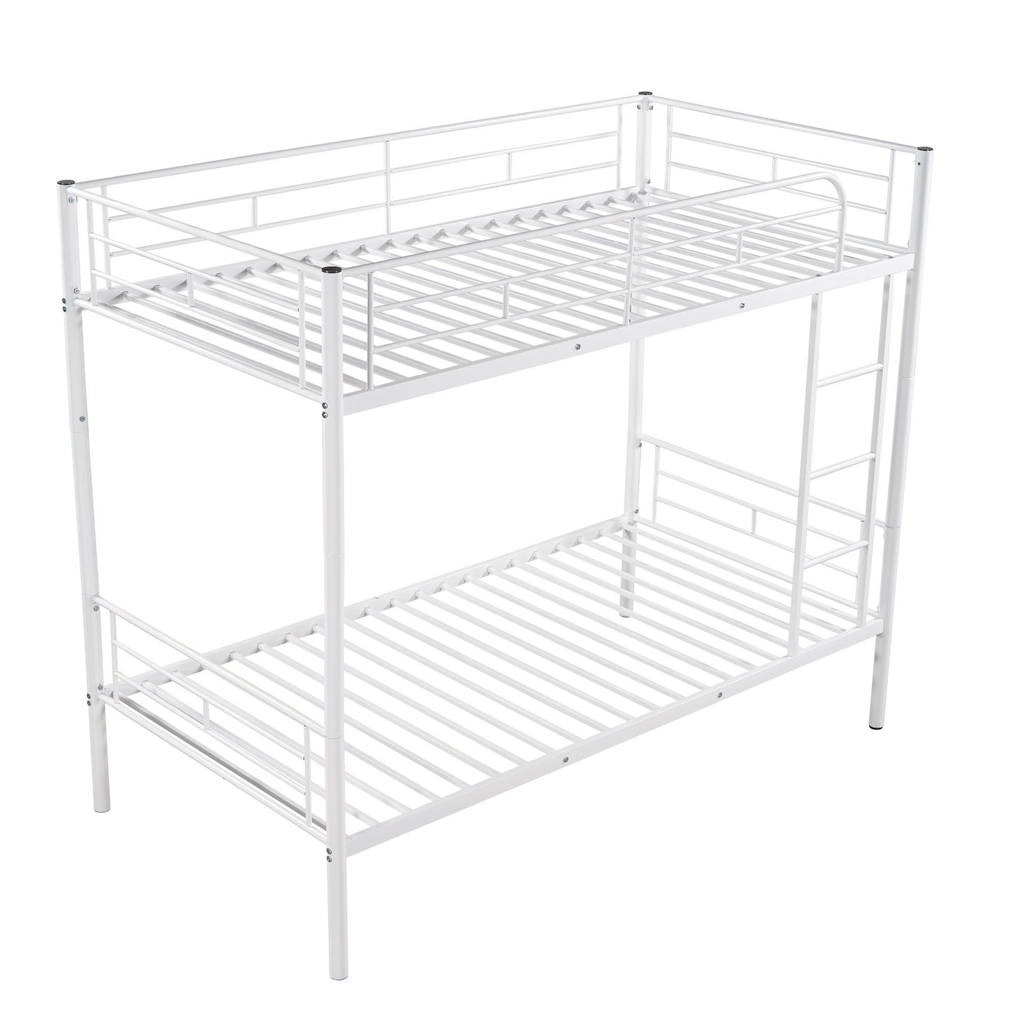Twin Over Twin Bunk Bed - White