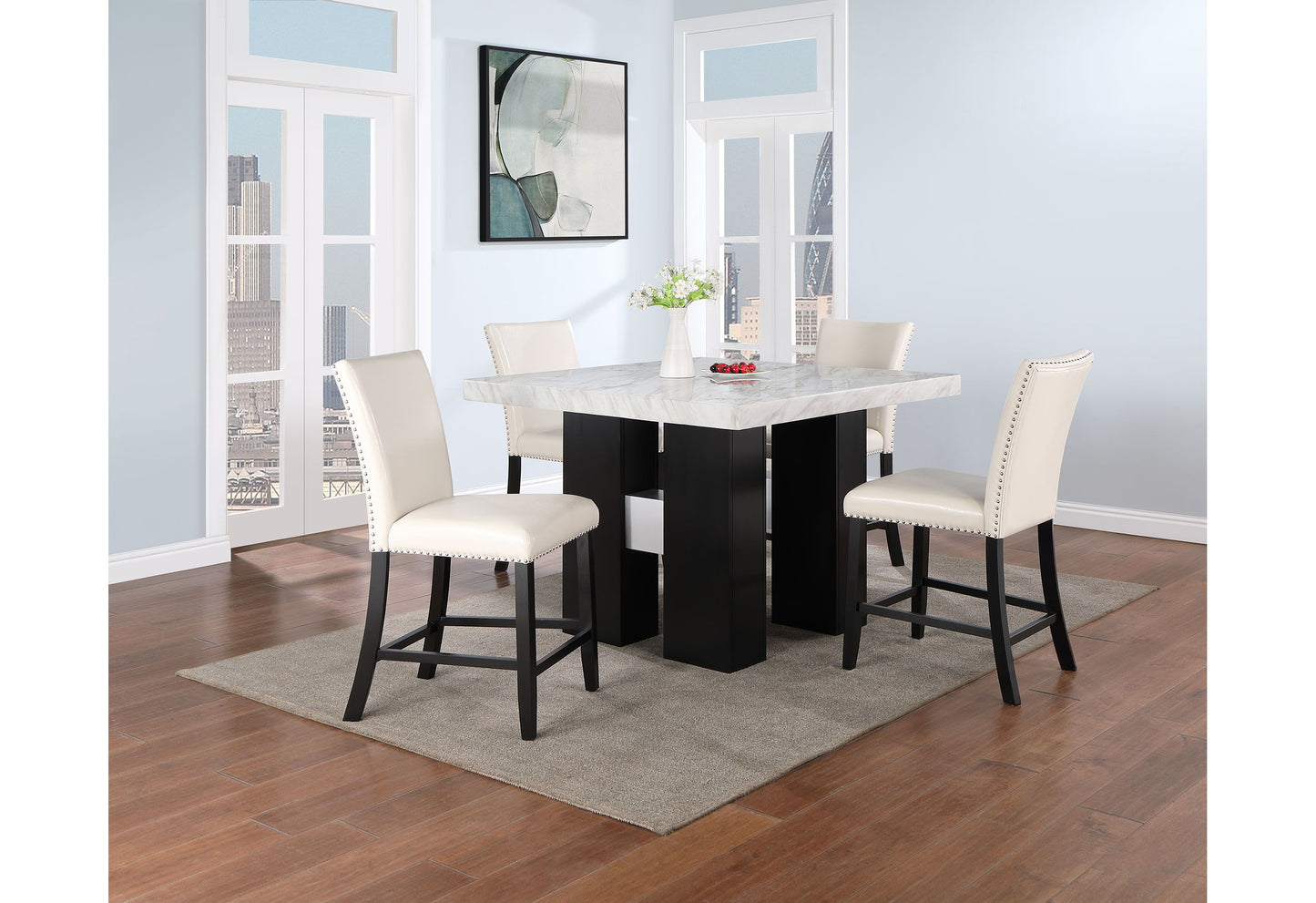 Mikha - Bar Table - White