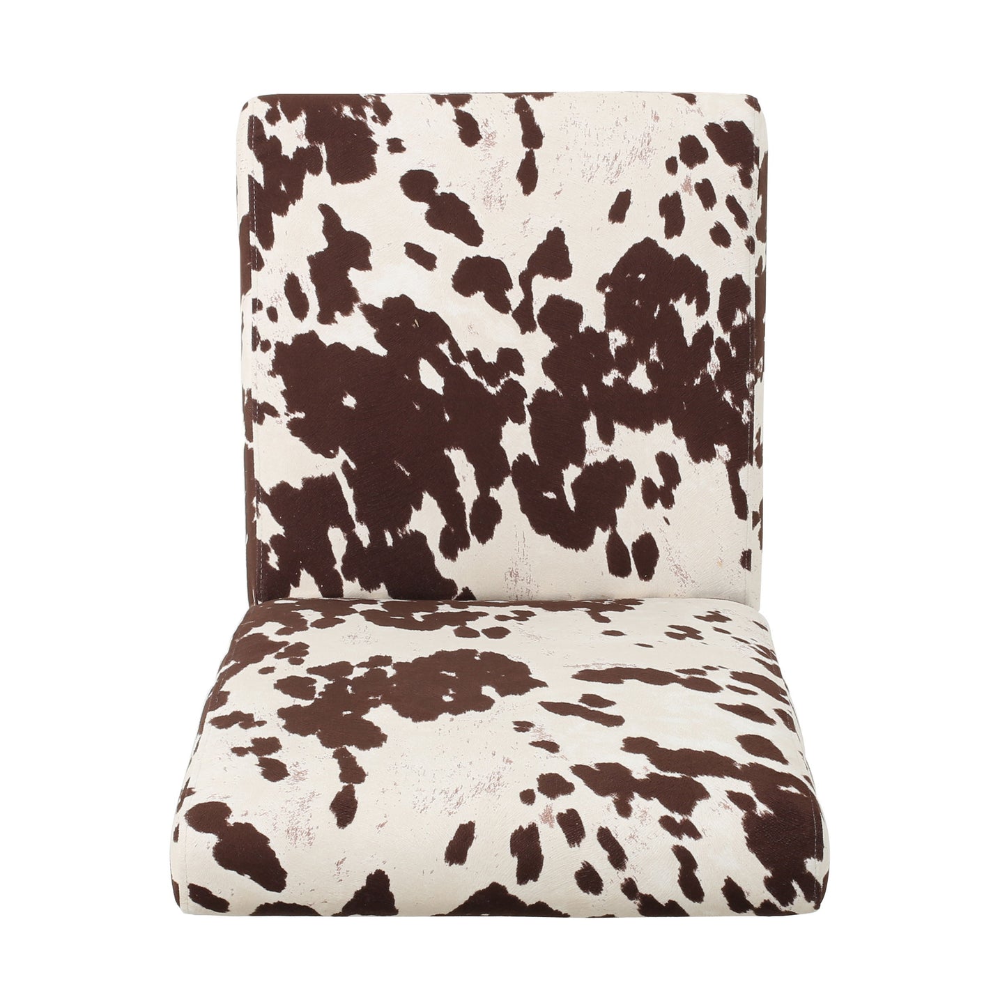 Modern Velvet Dining Chair (Set of 2) With Armless Design - Beige