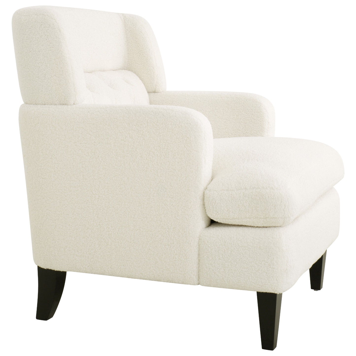 Upholstered Accent Chair Tufted Armchair For Living Room - Beige