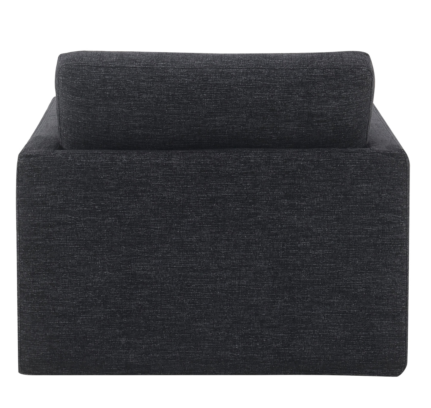 Naveen - Swivel Chair With 1 Toss Pillow - Dark Gray