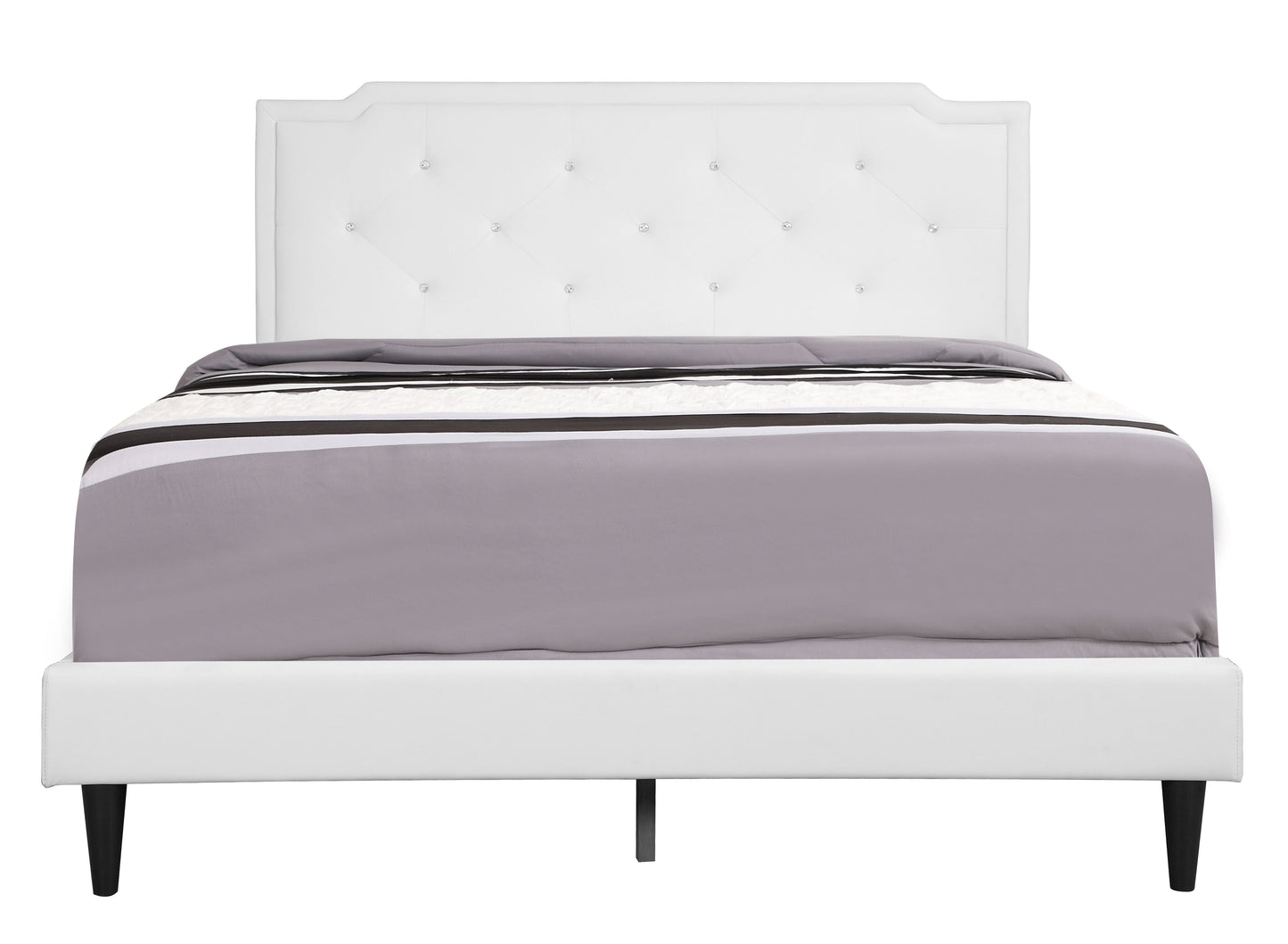 Deb - Full Bed For Cozy Sleep - White