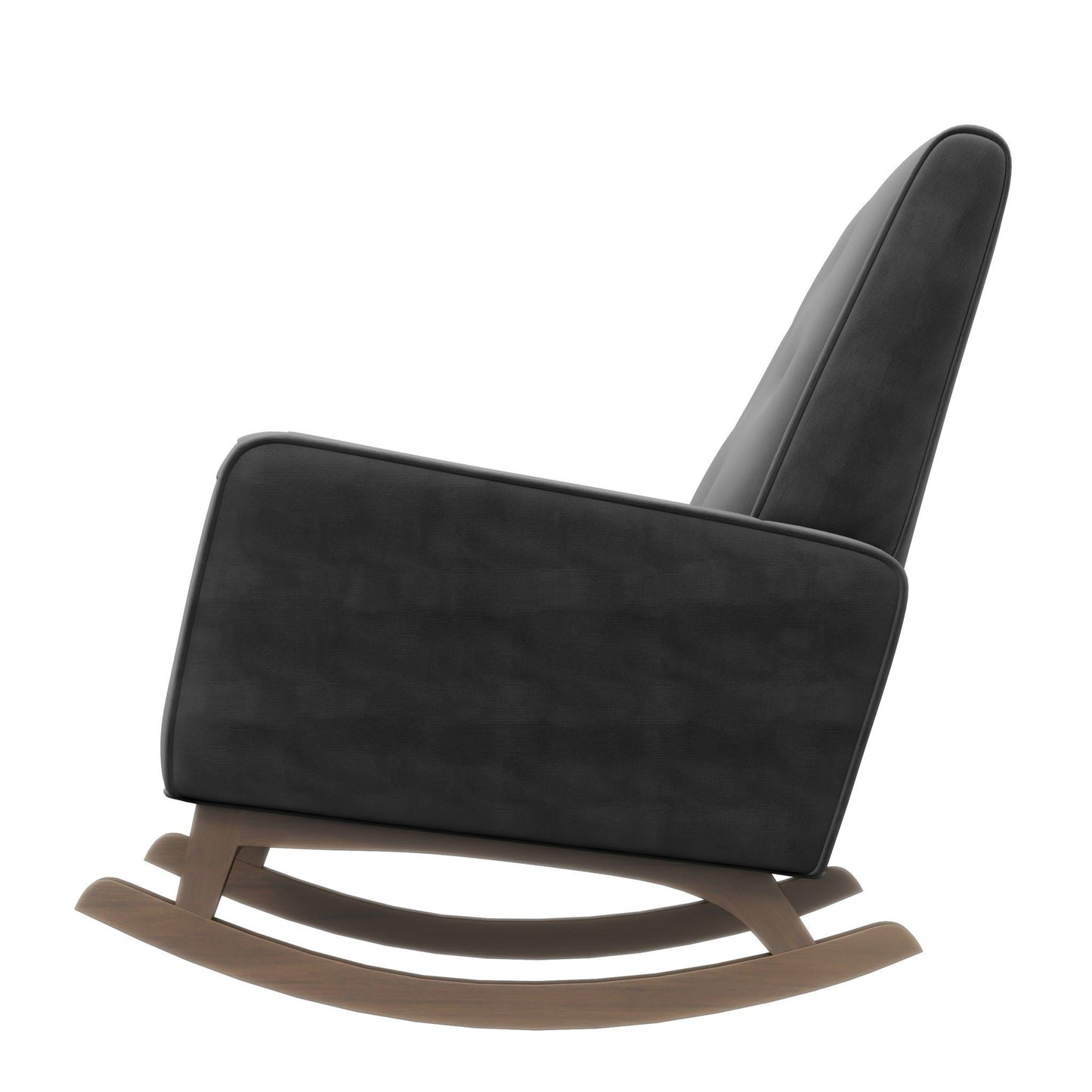 Demetrius - Rocking Chair - Dark Gray / Wood