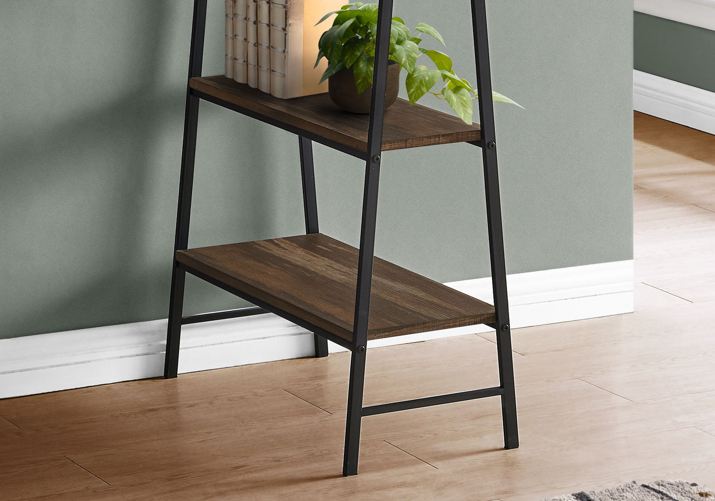 Computer Desk For Home Office, Laptop, Storage Shelves, Contemporary & Modern - Brown