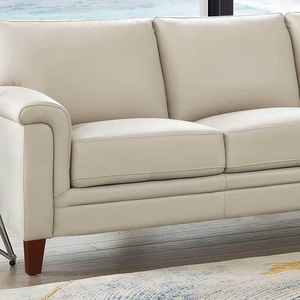 Westcott - Leather Sofa - Beige