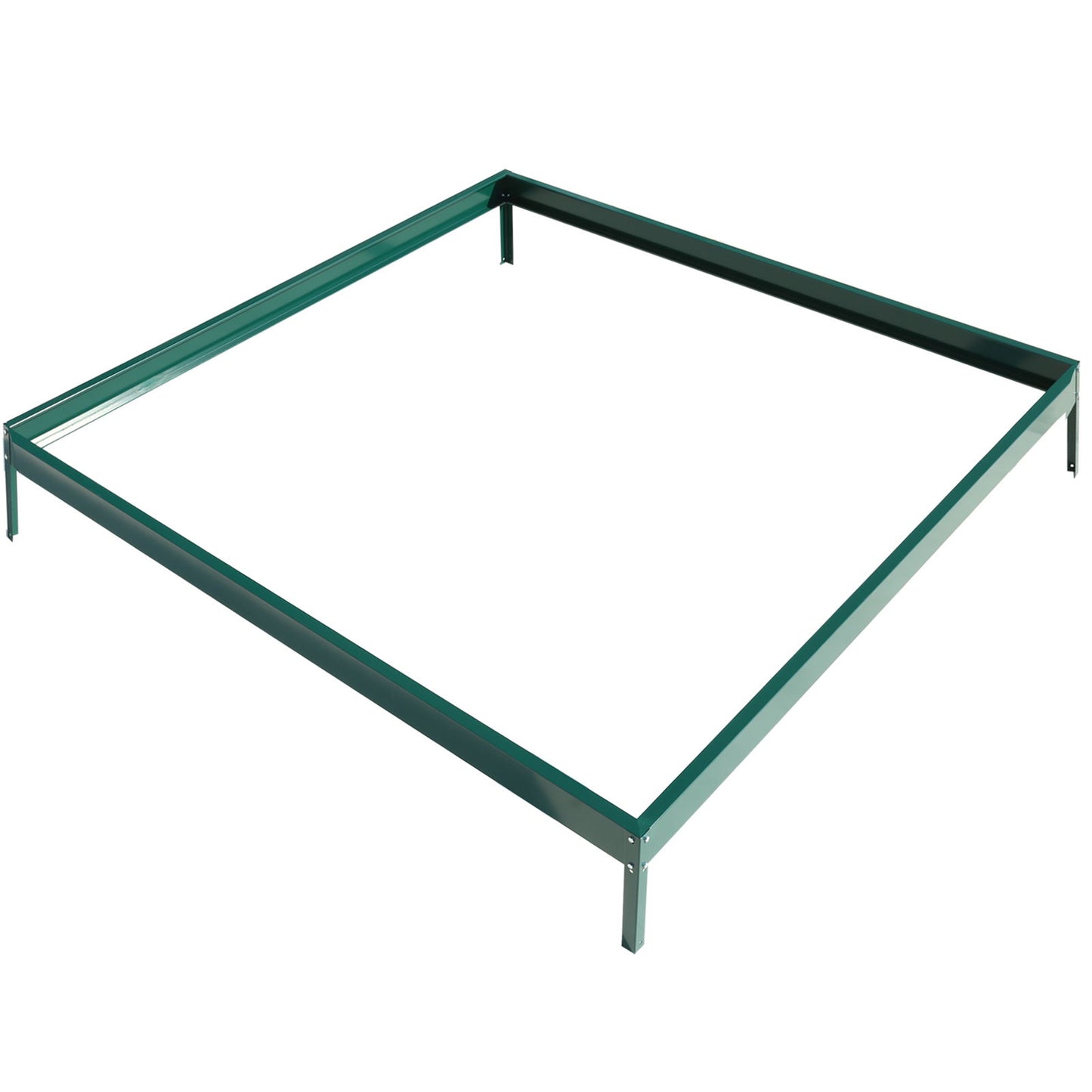 6.3'x6.2'x7' Polycarbonate Greenhouse, Heavy Duty Outdoor Aluminum Walk-In Green House Kit With Rain Gutter, Vent And Door For Backyard Garden - Green
