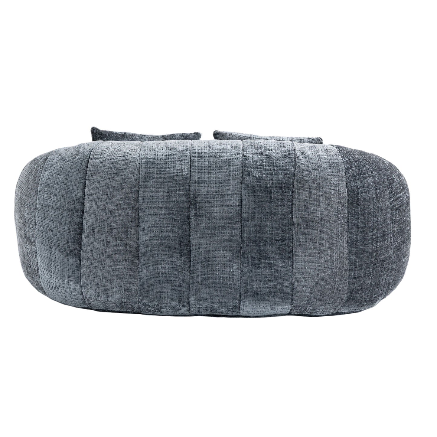 Contemporary Bean Bag Sofa Lazy Sofa Durable Comfort Lounger For Indoor & Outdoor Use - Gray