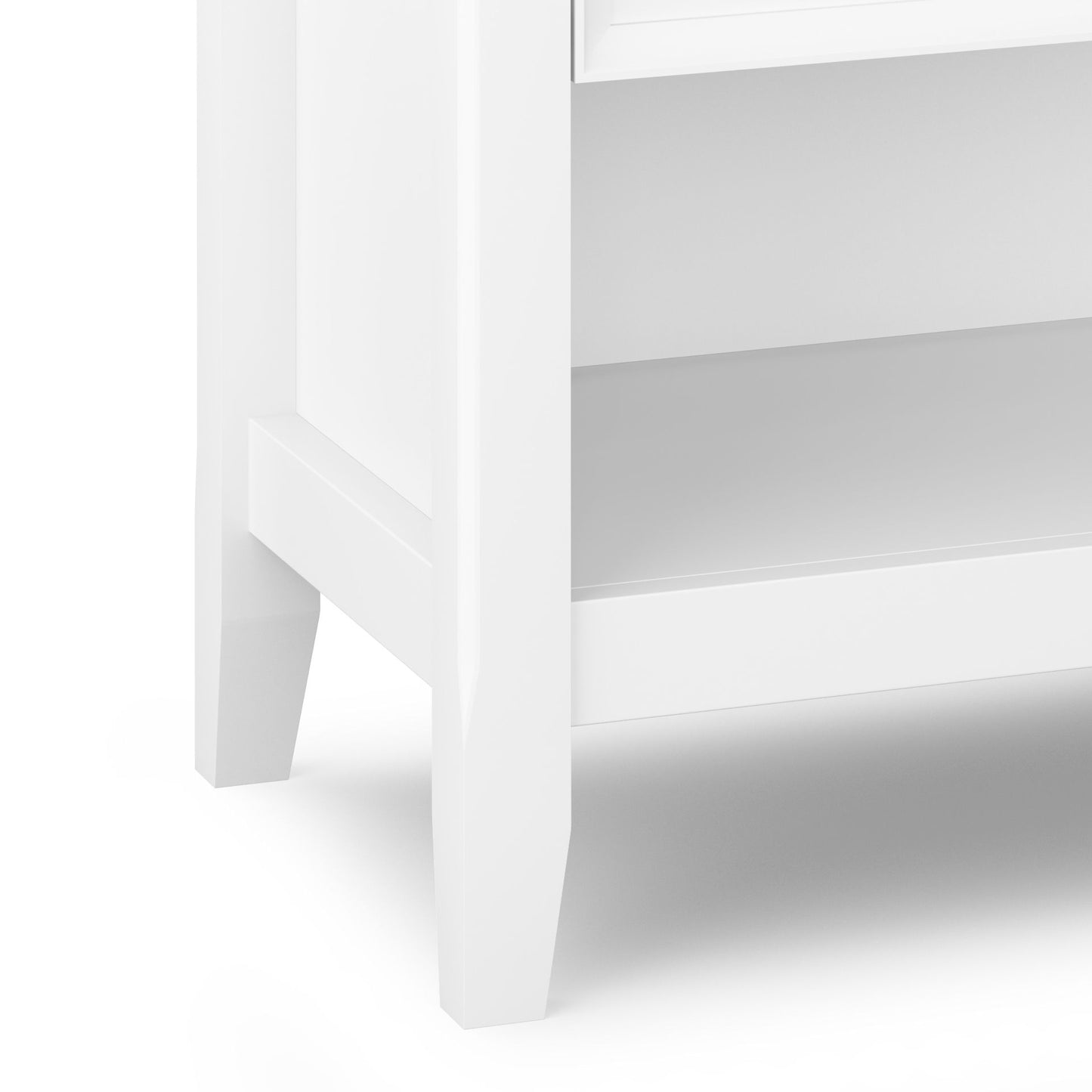 Amherst - Bedside Table - White