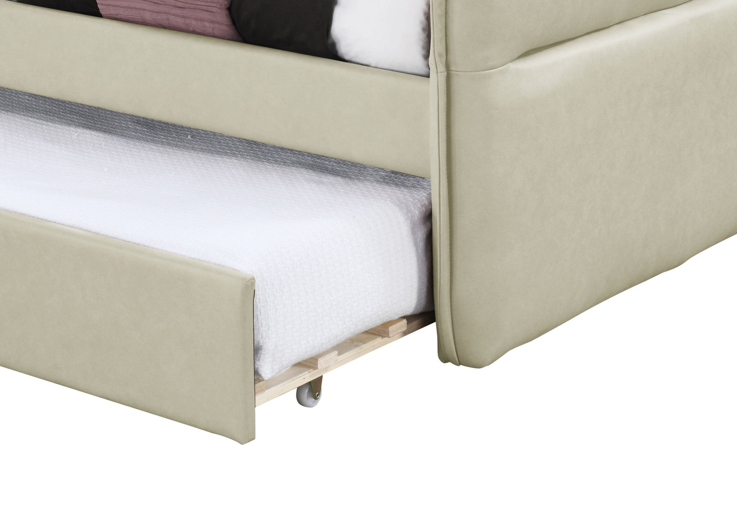 Daybed With A Trundle - Tan