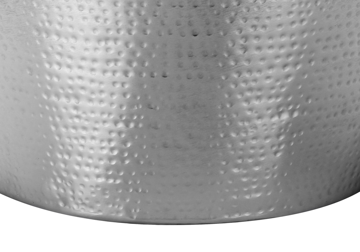 Drum Accent Side Table, Contemporary, Elegant Design - Chrome