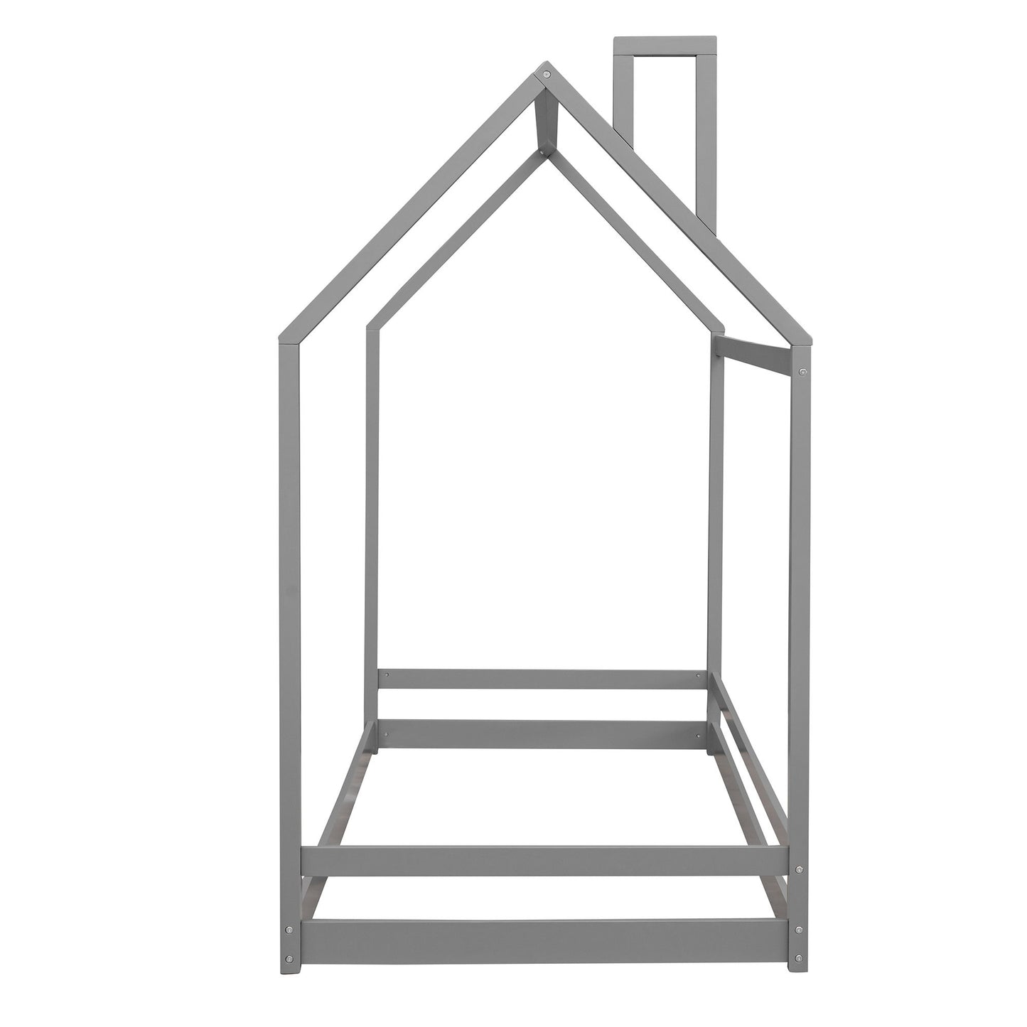 Twin Size Playhouse Bed - Gray