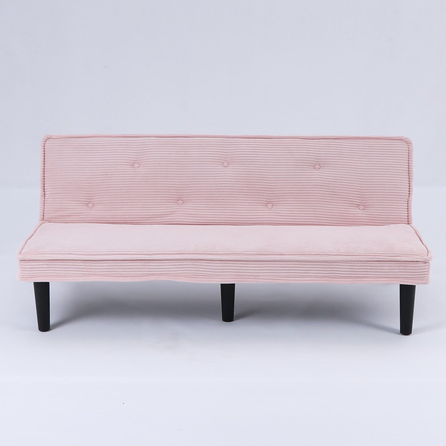 Modern Sofa Bed - Black / Beige / Pink