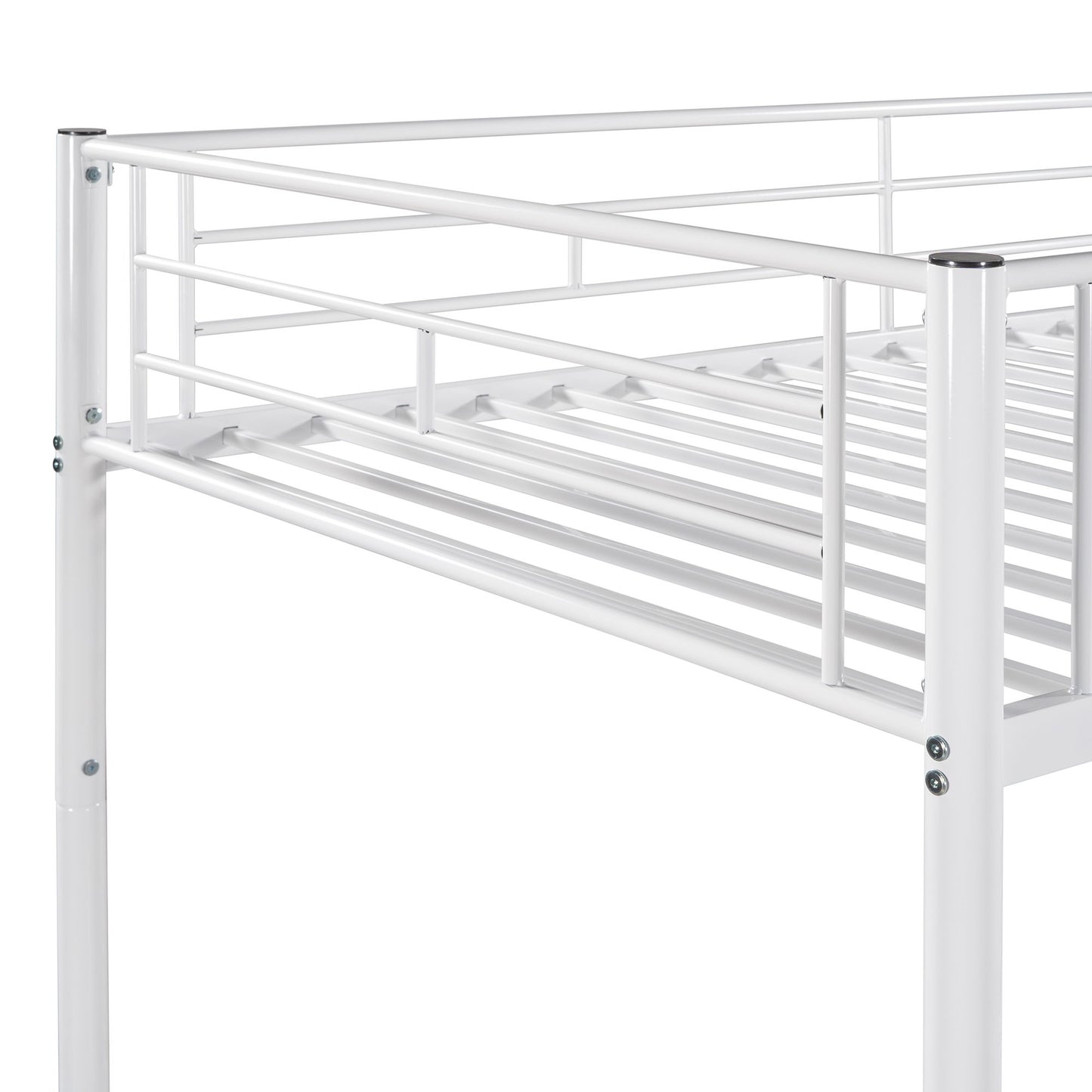 Twin Over Twin Bunk Bed - White