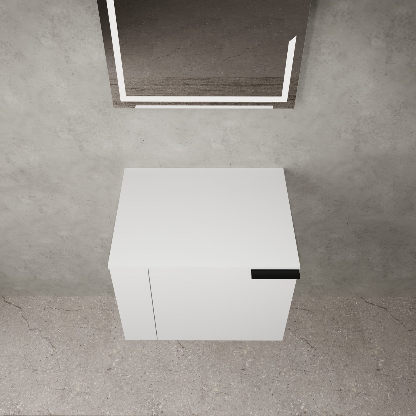 Modern 24" Bathroom Vanity, Suitable For Small Bathroom Spaces - White Oak