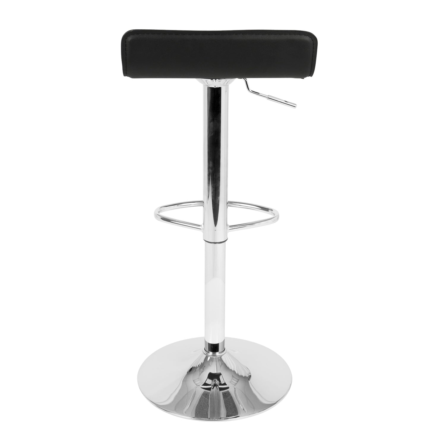 Ale - Contemporary Adjustable Barstool (Set of 2) - Black
