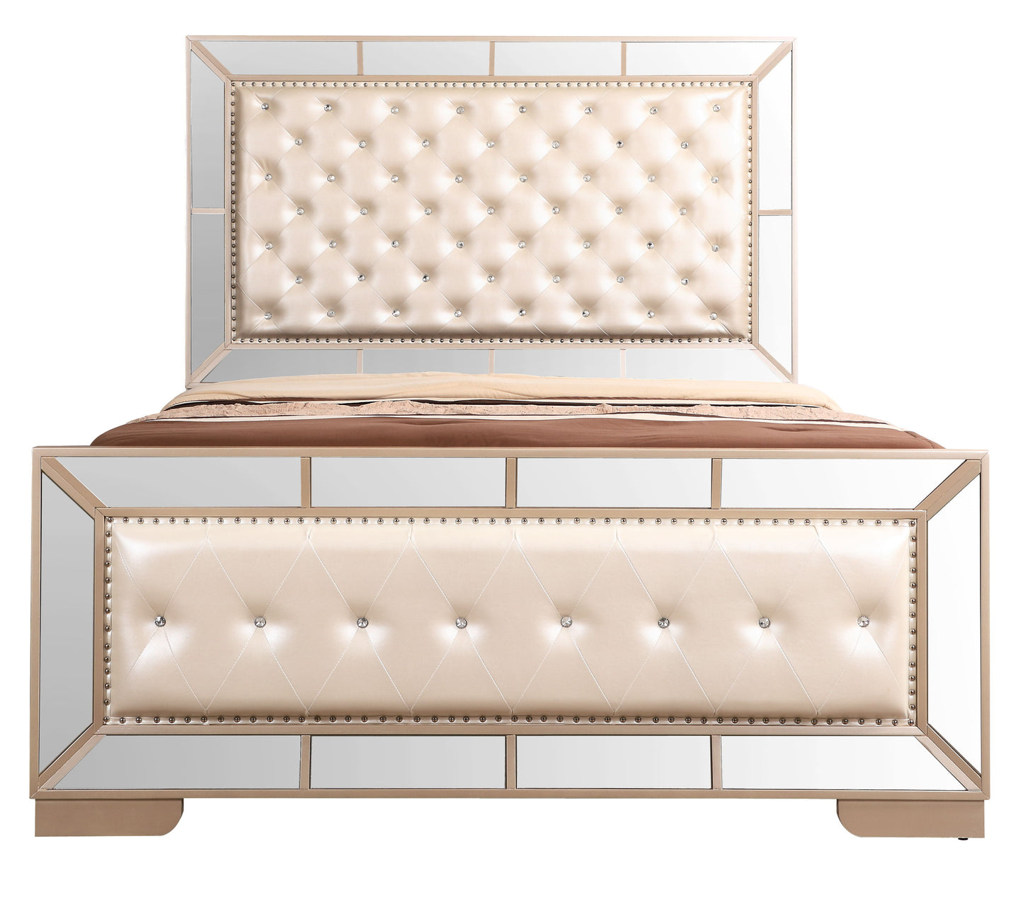 Full Bed For Modern Spaces Contemporary - Off White