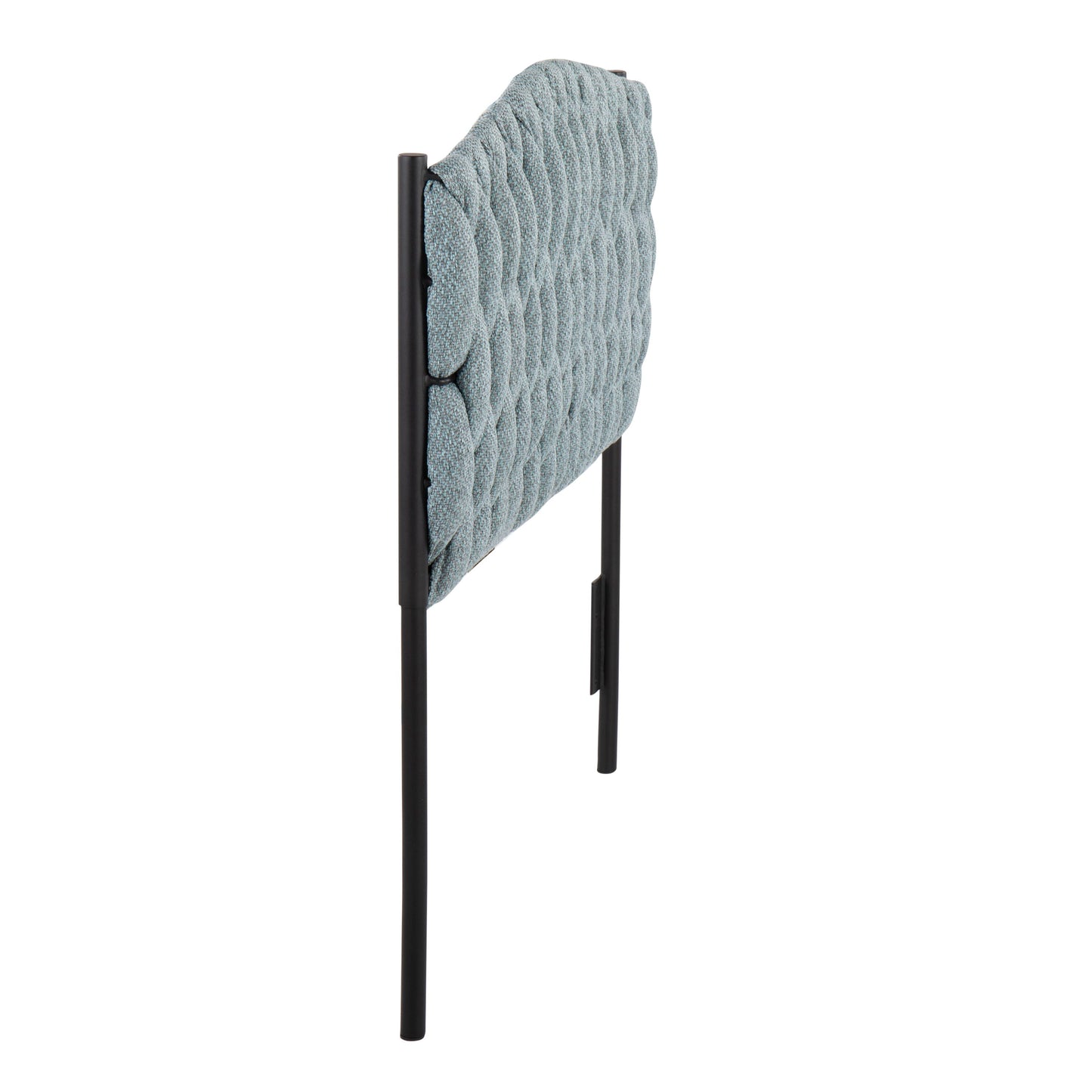 Braided Matisse - Twin Size Headboard - Black / Blue