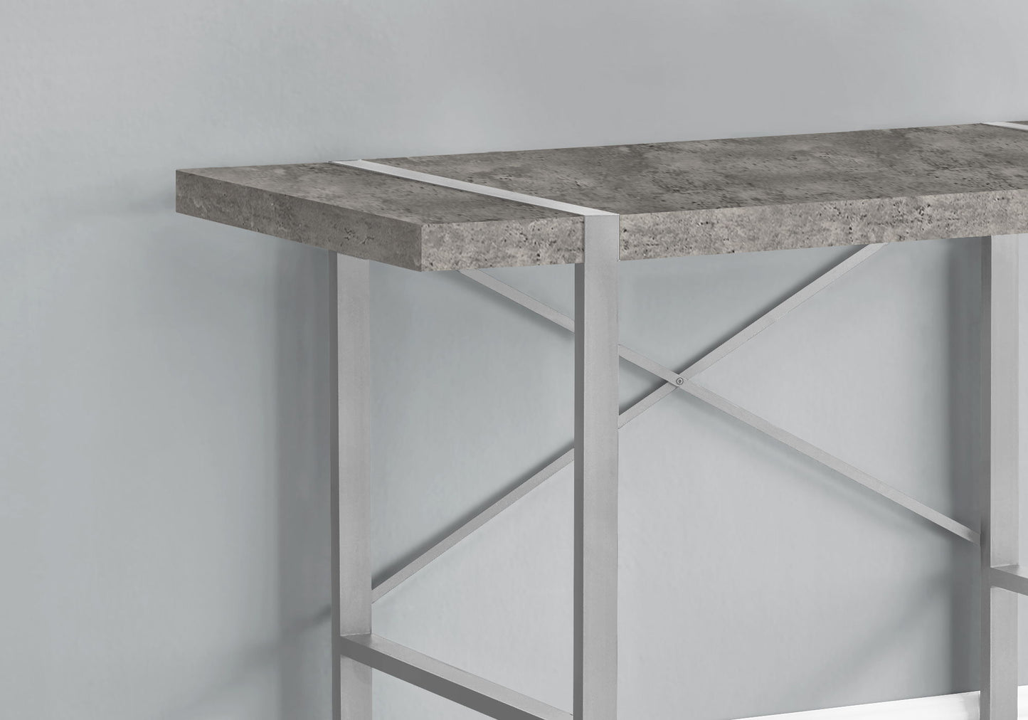 Computer Desk For Home Office, Laptop, Contemporary And Modern - Gray