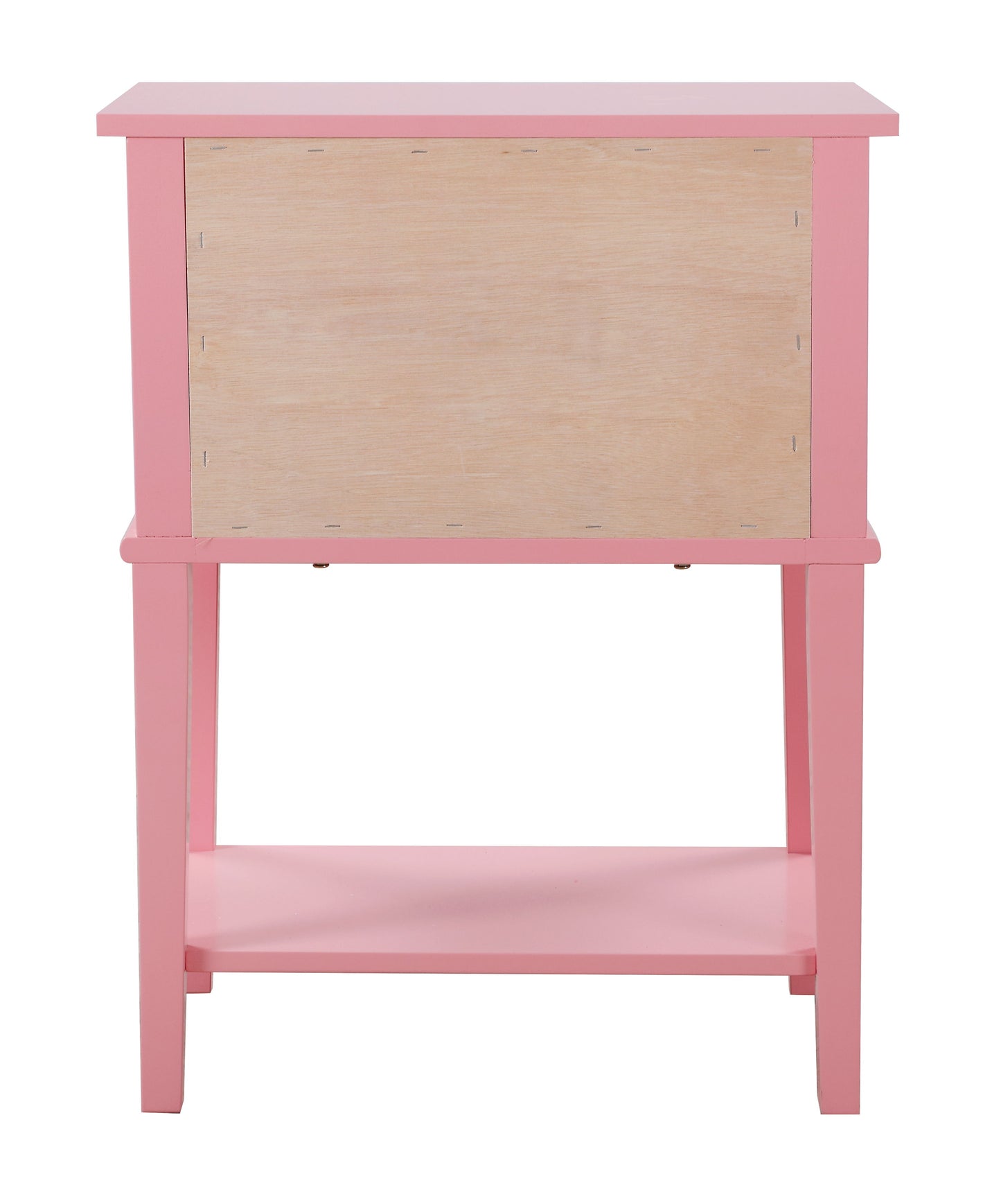 Vibrant Contemporary Nightstand - Pink