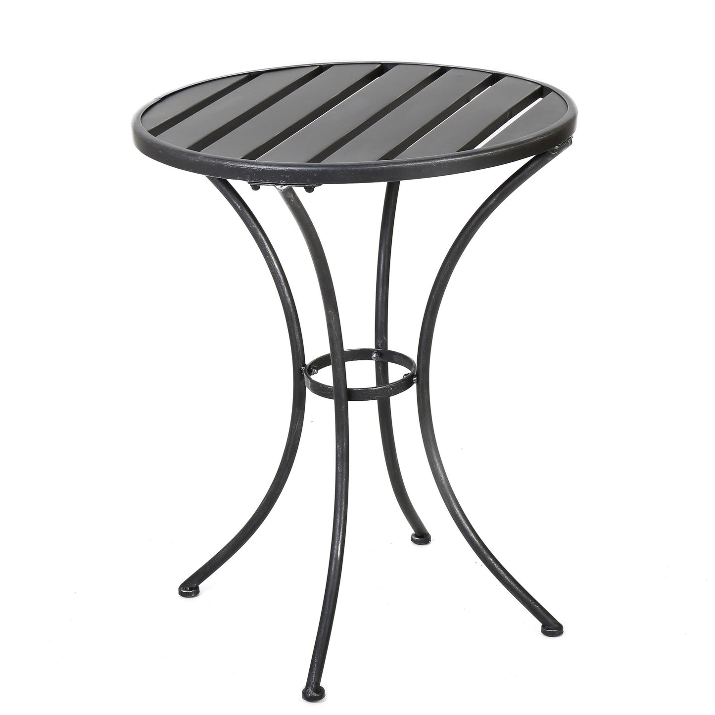 Yearn - 3 Piece Bistro Set With Table And 2 Chairs - Black