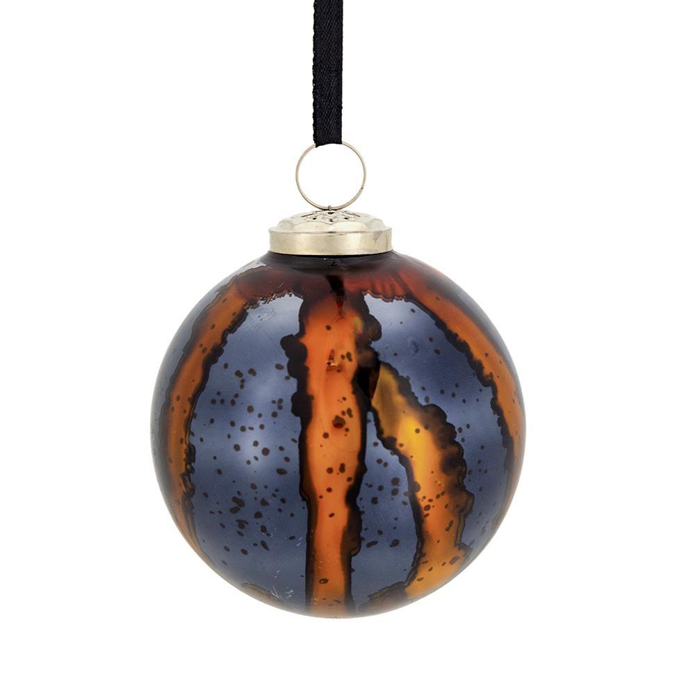 Christmas Ball Ornaments, Glass Decorative Hanging Ball Christmas Tree Ornaments, For Holiday Party Decorations (Set of 6) - Multi