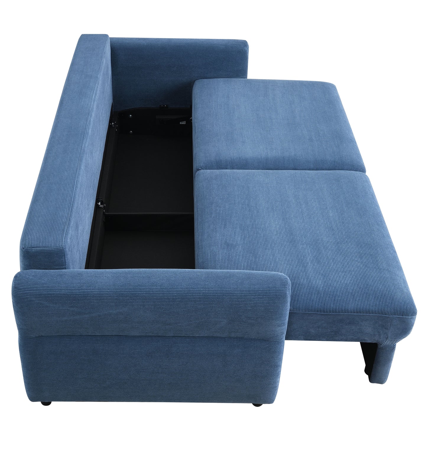 Haran - Pull Out Sleeper With Storage - Blue