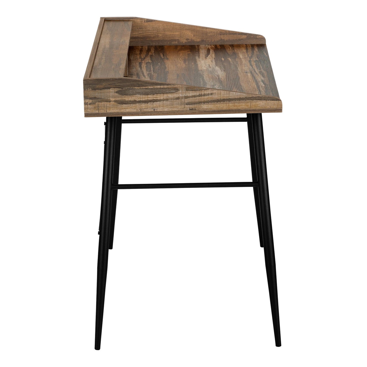 Computer Desk For Home Office, Laptop, Storage Shelves, Versatile Placement - Brown