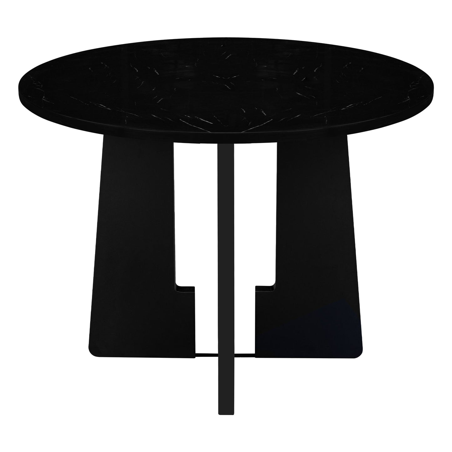 5 Piece Round Dining Table Set, Modern Dining Table And 4 Upholstered Chairs For Dining Room, Kitchen Room, Living Room - Beige / Black