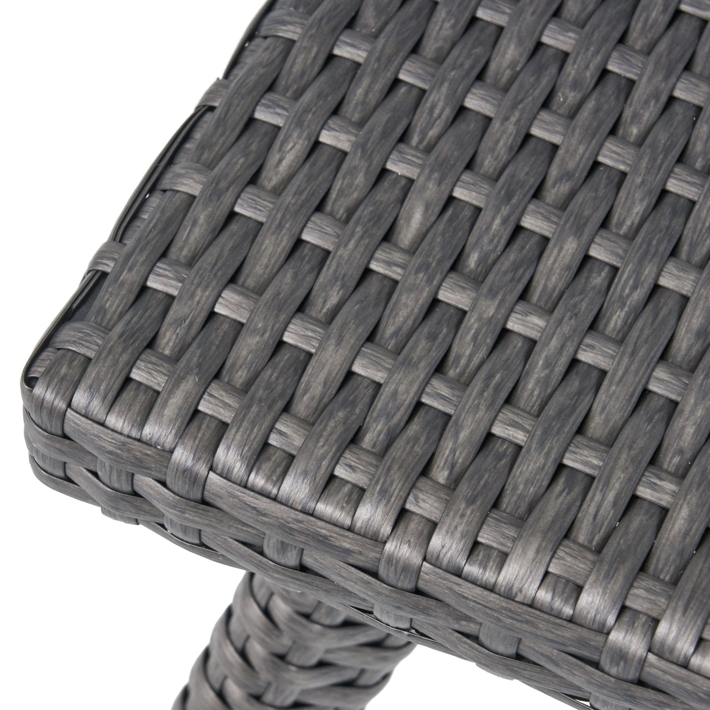 Luminant - Outdoor Side Table With Iron Frame - Gray
