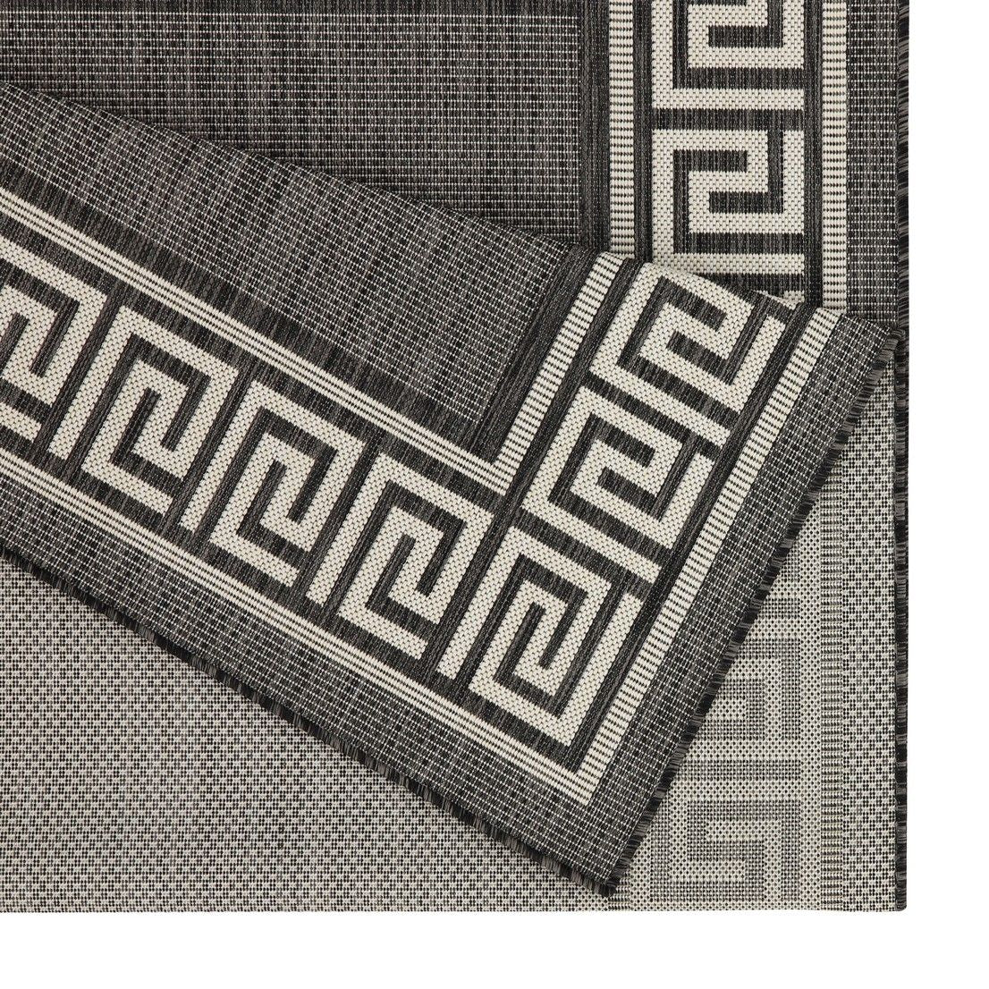 Sunshine - 7'10" X 10'3" Indoor, Outdoor, Area Rug - Anthracite