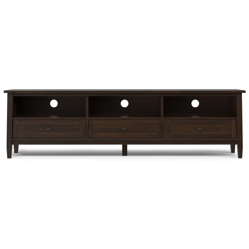 Warm Shaker - Low TV Media Stand - Brown