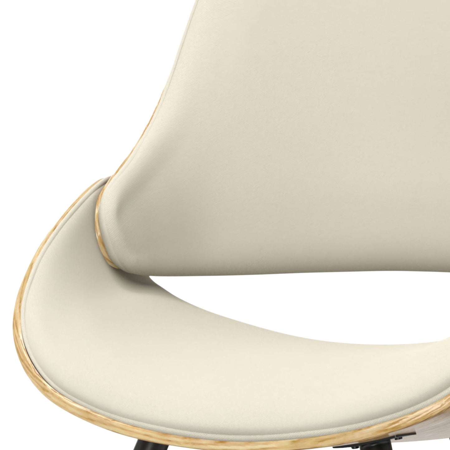 Malden - Bentwood Dining Chair With Wood Back - Natural