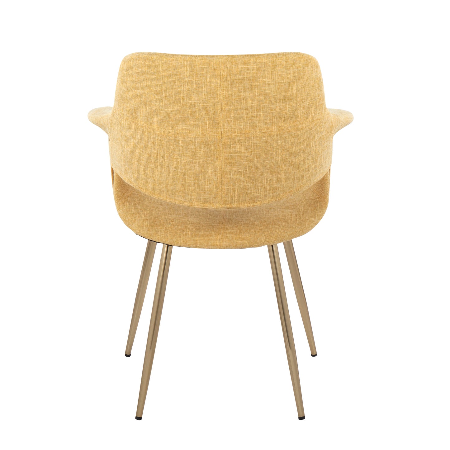 Vintage Flair - Glam / Art Deco Chair (Set of 2) - Gold / Yellow