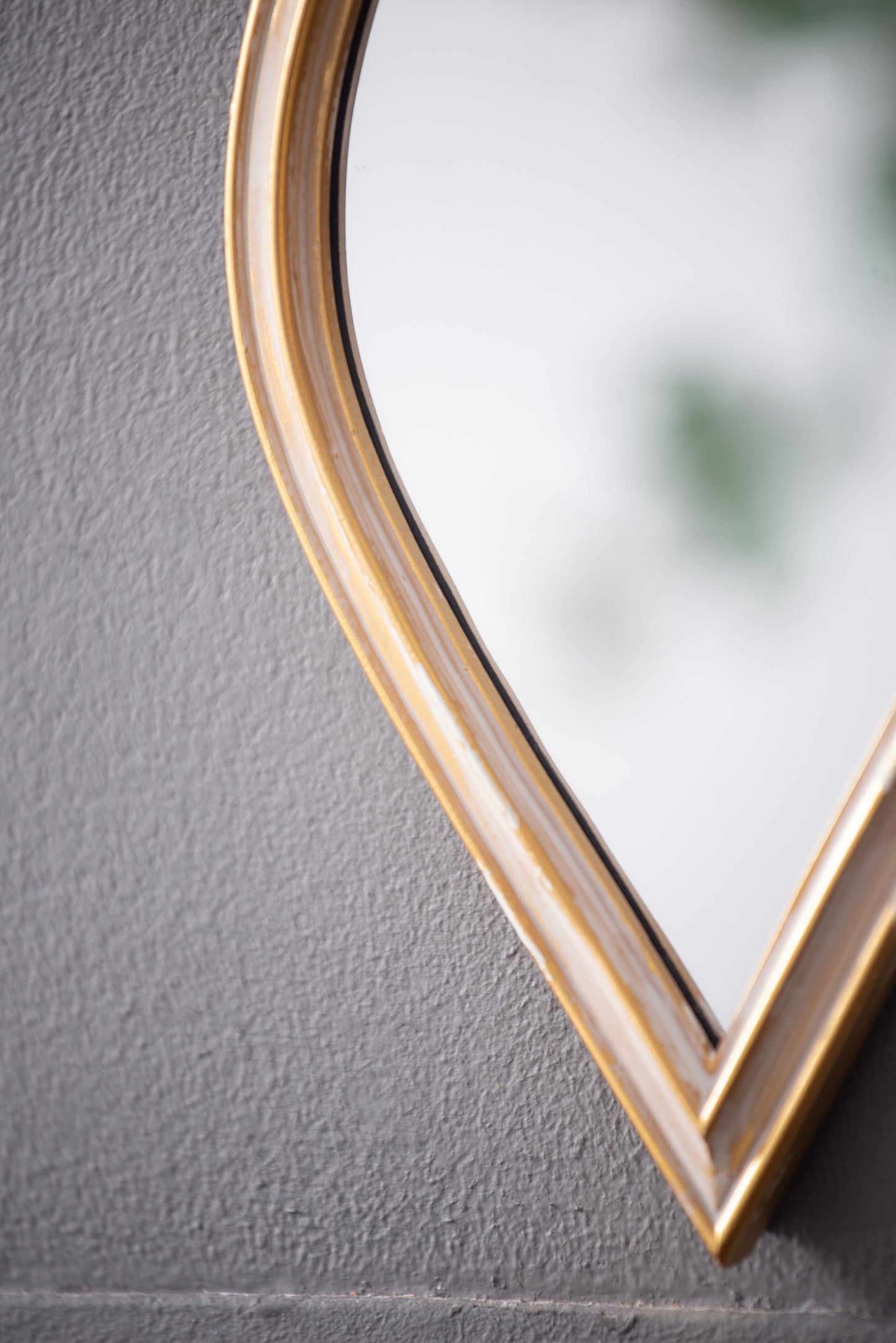 Small Decorative Mirror For Wall Decor - Antique Gold