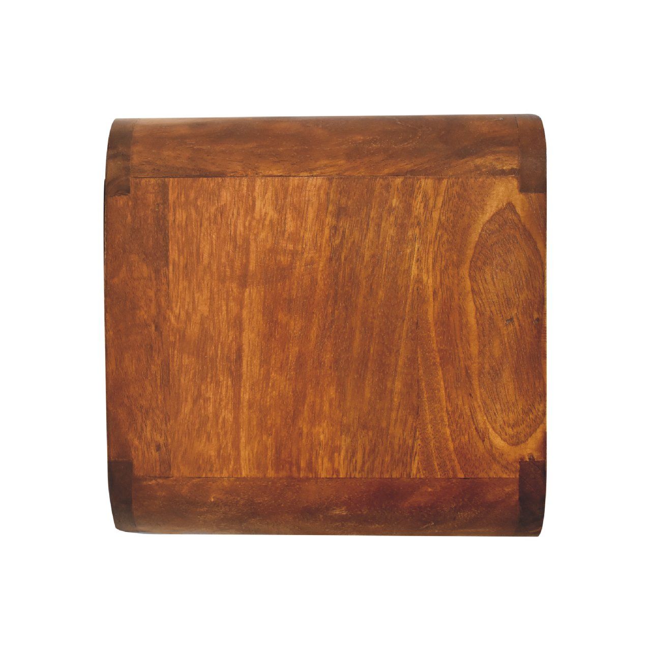 Mini Curve Floating Nightstand - Chestnut