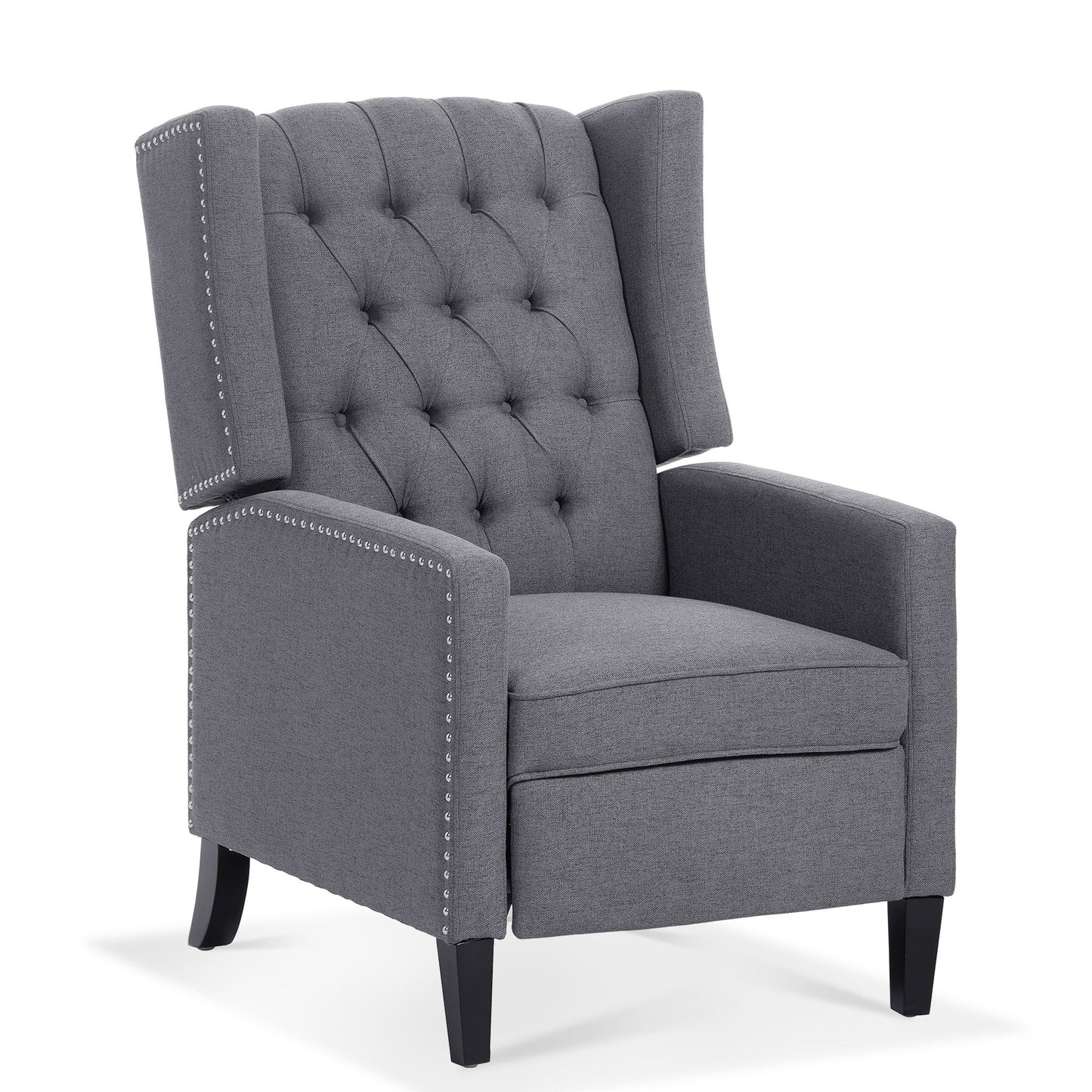 Manual Wing Chair Recliner - Gray