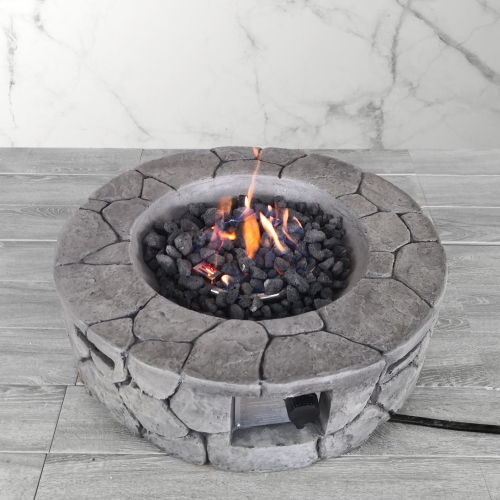 Reinforced - Outdoor Fire Pit - Gray