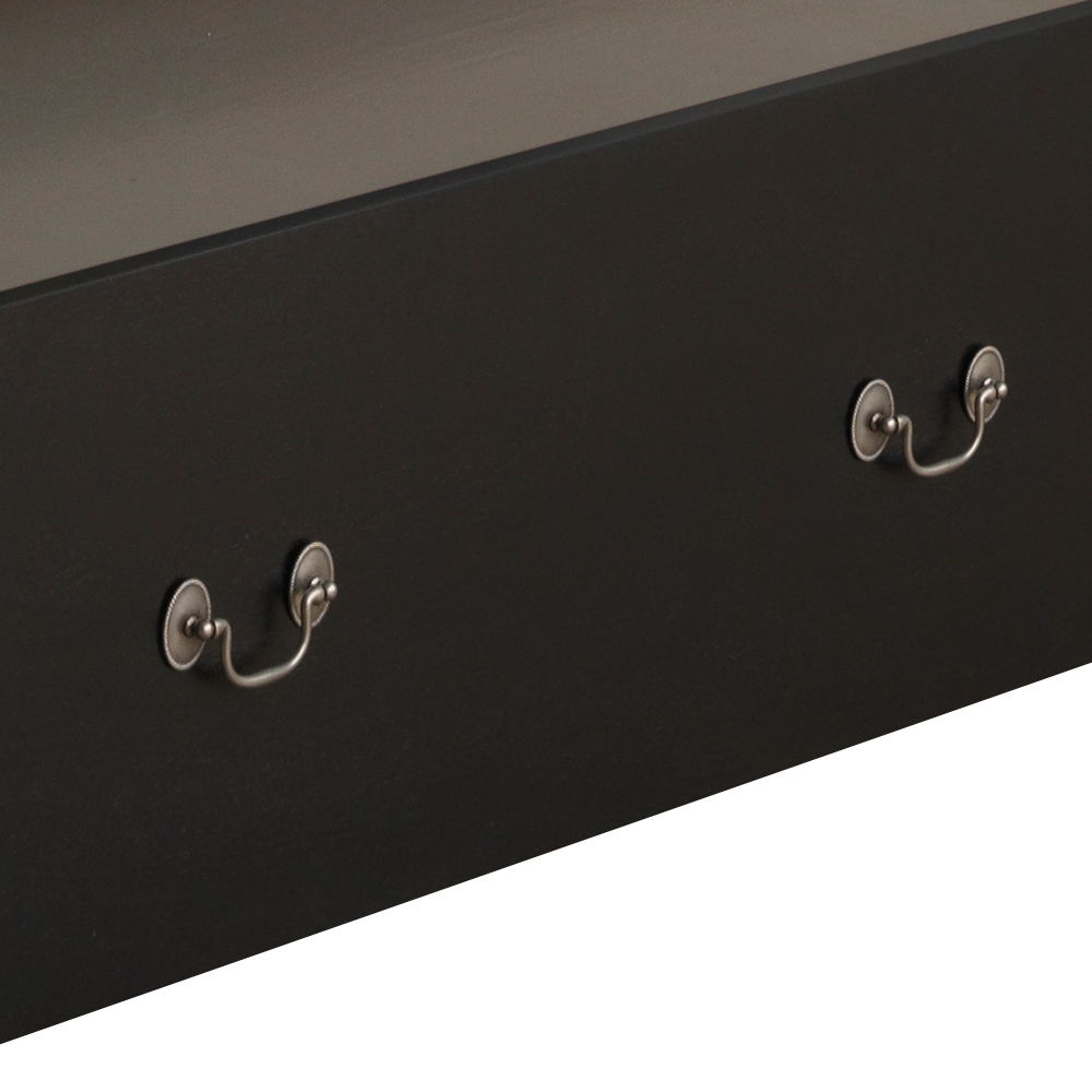 Twin Storage Bed Timeless - Elegant Black