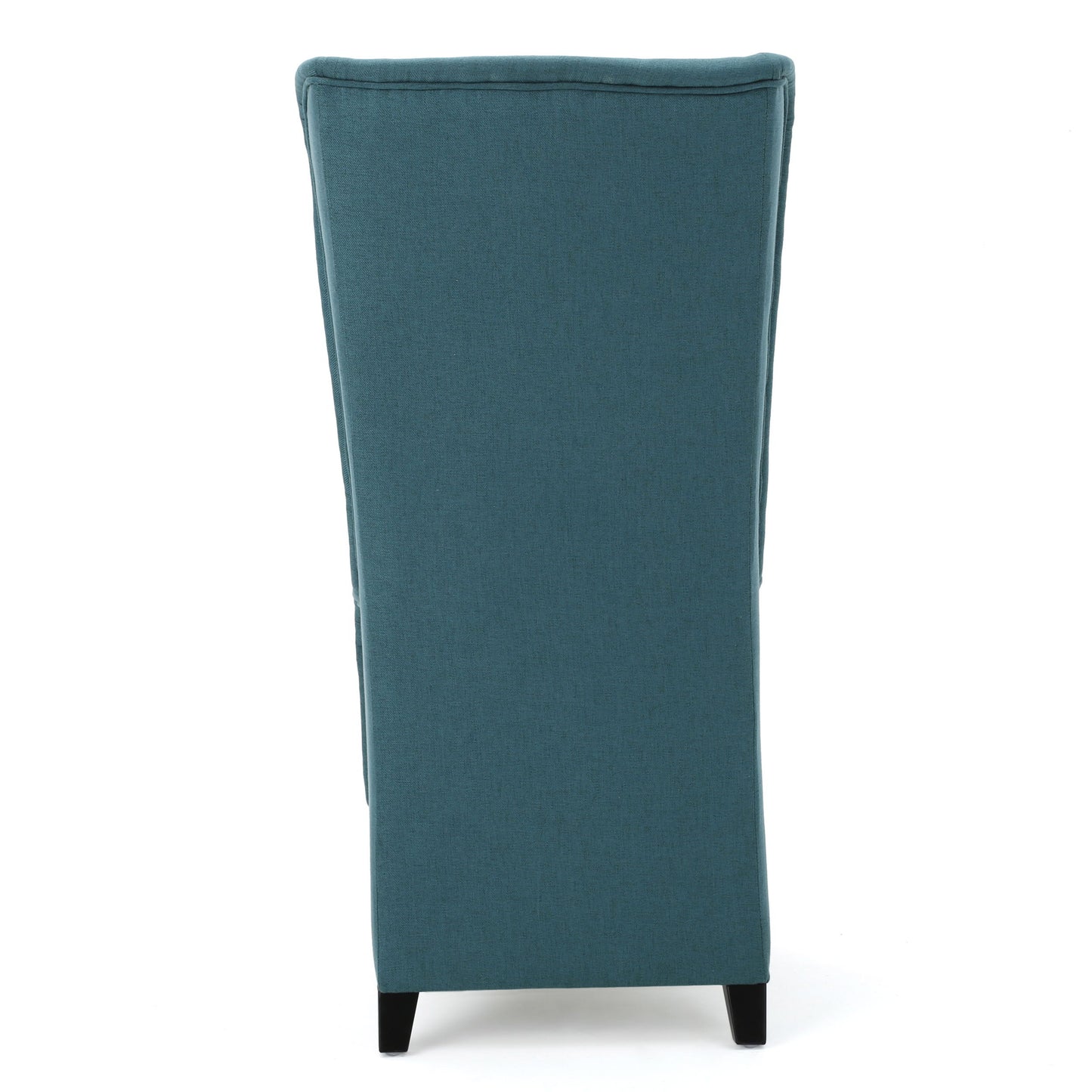 Alight - Upholstered Dining Chair With High Back And Birch Wood Legs - Teal
