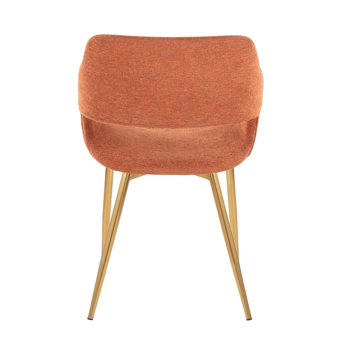 Margarite - Contemporary Dining / Chair (Set of 2) - Gold / Orange