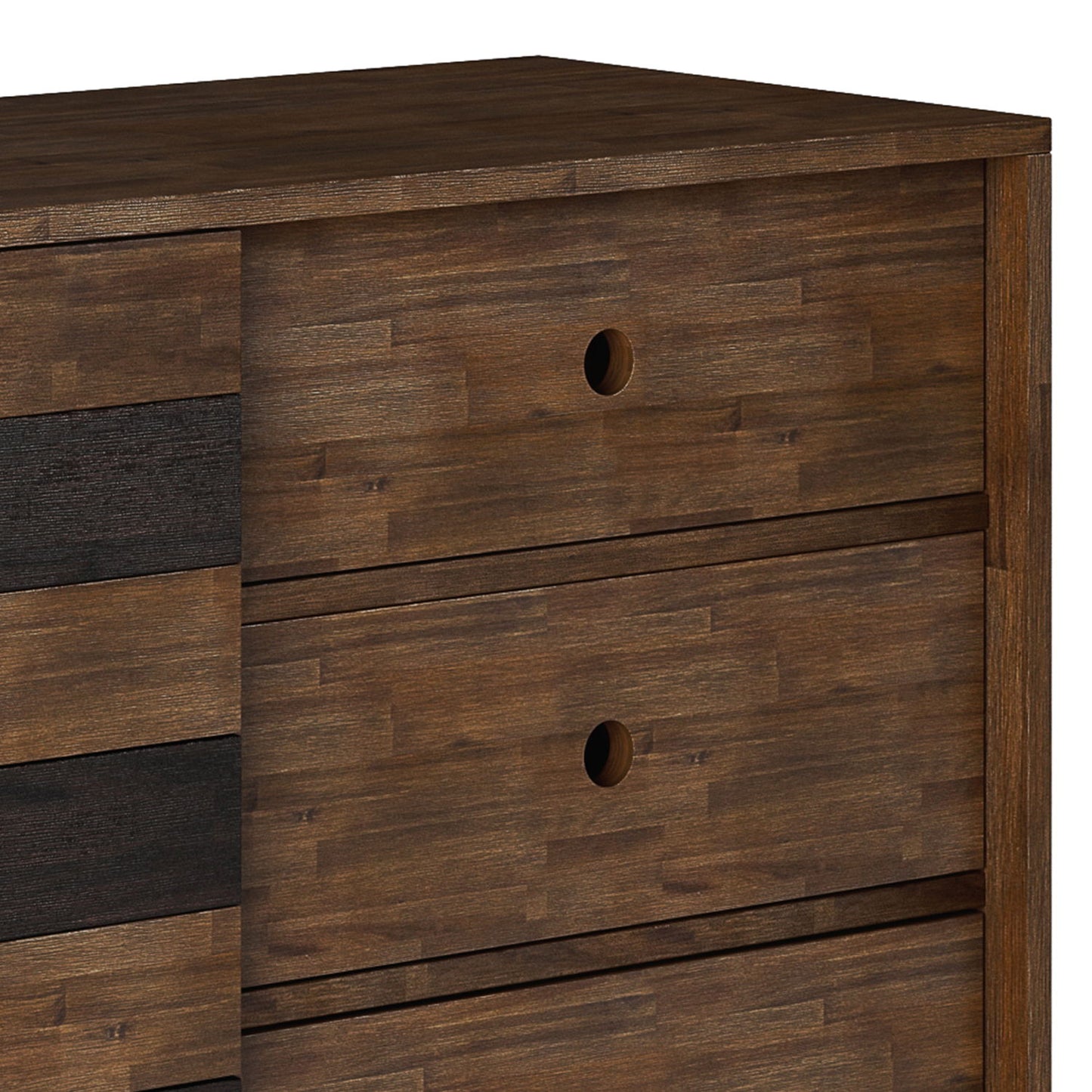 Clarkson - Medium Storage - Rustic Natural Aged Brown