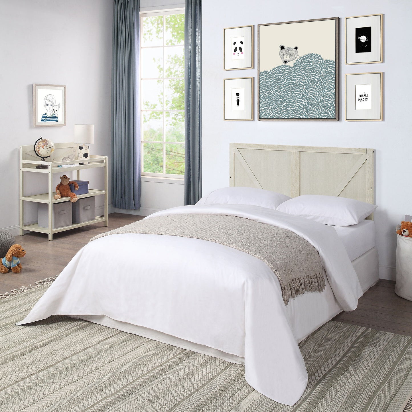 Barnside - Convertible Crib - Washed Gray