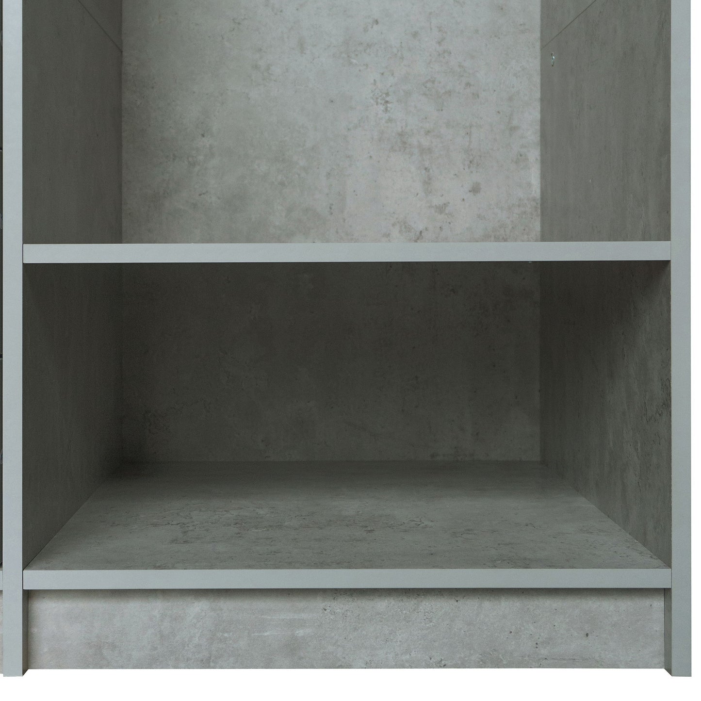 Open Wardrobe Storage For Bedroom - Gray
