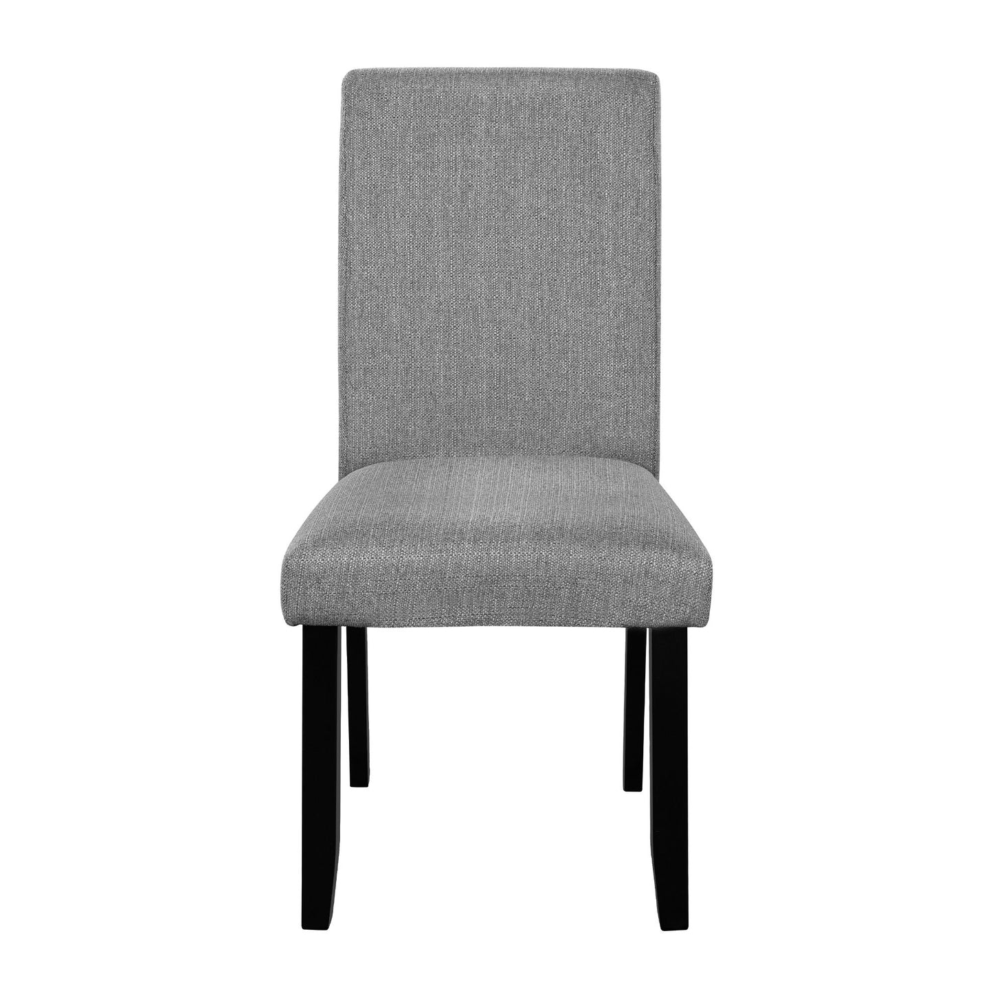 5 Piece Round Dining Table Set, Modern Dining Table And 4 Upholstered Chairs For Dining Room, Kitchen Room, Living Room - Gray / Black